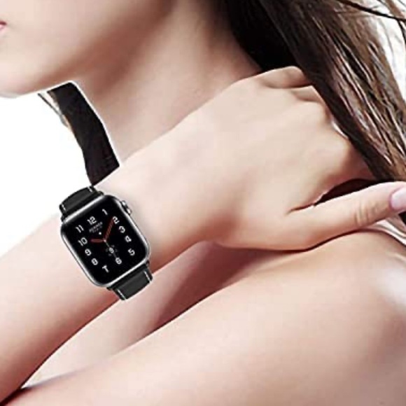 Aladrs Leather Watch Band For Apple Watch - Picture 5 of 12